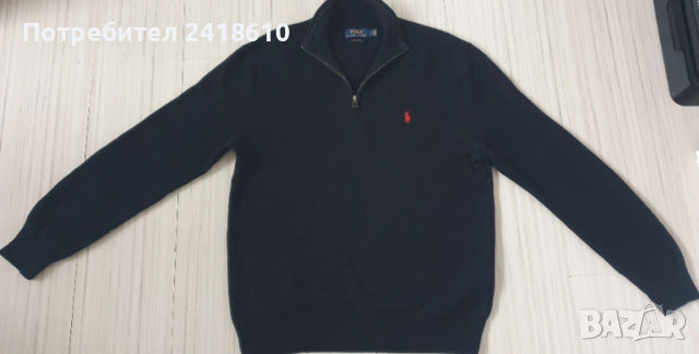 POLO Ralph Lauren Half Zip 3/4  Pima Cotton Knit Mens Size L ОРИГИНАЛ! Мъжко Горнище !, снимка 5 - Пуловери - 53022104