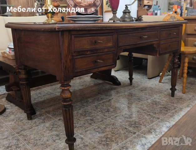 Старинно бюро от масив, снимка 10 - Бюра - 54110264