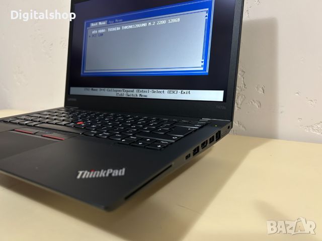 Лаптоп Lenovo Thinkpad Т470s i5-6300U/8GDDR4/128m2/14"FHD Touch/кл.А, снимка 4 - Лаптопи за работа - 45186462