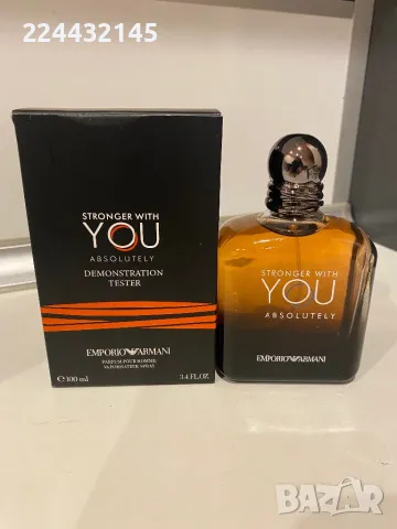 Armani Stronger with you absolutely 100 ml EDP Tester , снимка 1 - Мъжки парфюми - 49106413