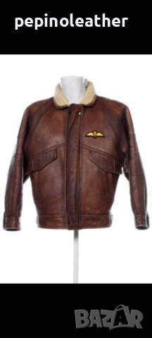 RAF (Royal Air Force) пилотско кожено яке от истинска агнешка кожа, тип В-3, размер 50 / L