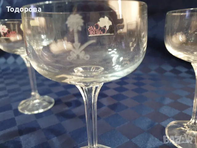 WMF - комплект кристални чаши за шампанско, снимка 3 - Сервизи - 49689565