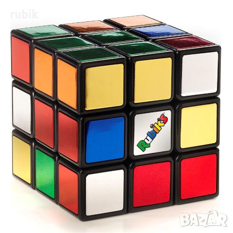Оригинален куб на Рубик 3x3x3 Rubik's Metallic Cube, снимка 3 - Игри и пъзели - 44996562