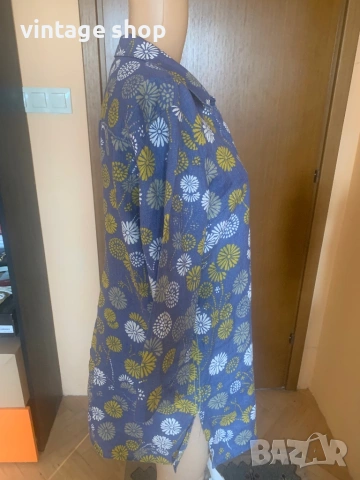 Ленена рокля( туника) с флорален десен, снимка 5 - Рокли - 53899108