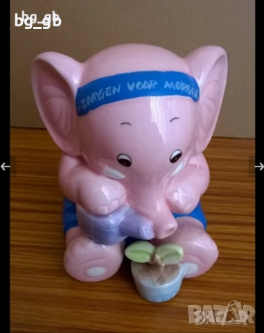 Стара порцеланова касичка, снимка 8 - Други - 24487116