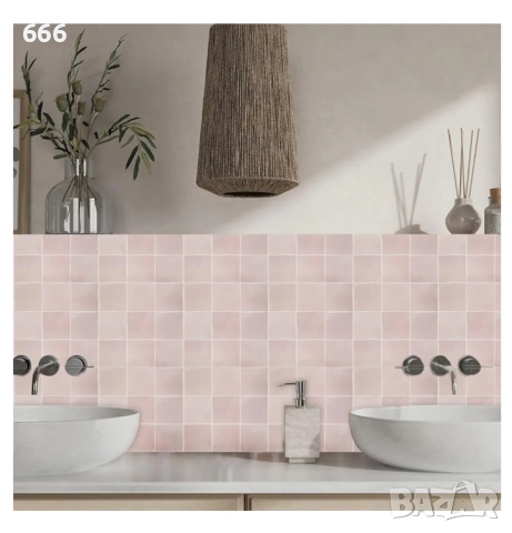 10 броя самозалепващи се стикери за гръб на кухня/баня. 30.5 / 30.5