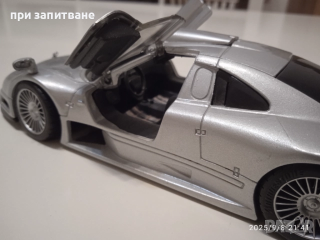 Mercedes CLK GTR 1:26 и Mercedes SLK 1:24, Maisto, Lamborgini Sesto Elemento, Motormax 1:24 , снимка 8 - Колекции - 51686201