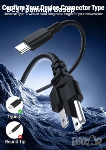 Ново бързо Универсално 65W USB-C зарядно за лаптоп Lenovo HP Dell ASUS, снимка 3 - Друга електроника - 54069536