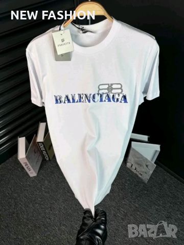 Мъжки Памучни Тениски BALENCIAGA , снимка 1 - Тениски - 46333334