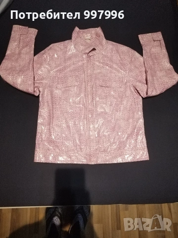 кожено яке-L,XL размер, снимка 6 - Якета - 53290806