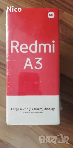 Xiaomi Redmi A3 64 GB Black

, снимка 1 - Xiaomi - 48597705