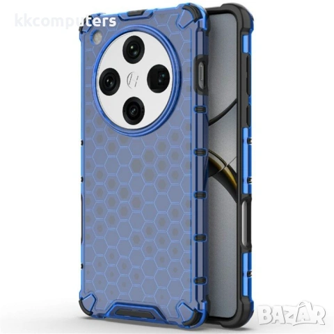 Oppo Find X8 Pro 5G Силиконов Калъф Honeycomb TPU и Протектор, снимка 3 - Калъфи, кейсове - 53022215