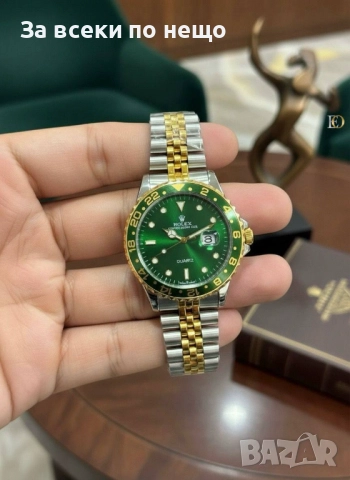 Rolex Мъжки Часовник С Кварцов Механизъм - Налични Различни Цветове Код SK111, снимка 2 - Мъжки - 52509204