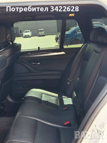 BMW F11 520d 2013 СМЕНЕНИ ВЕРИГИ, АВТОМАТИК, КОЖА, ПОДГР, БАРТЕР, снимка 7 - Автомобили и джипове - 48840049