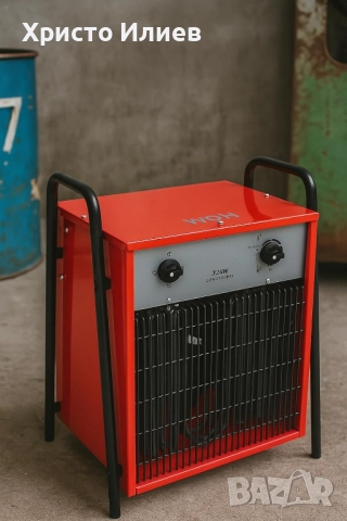 Електрически калорифер с вентилатор за горещ въздух WDH-IFH20 20kW трифазен, снимка 5 - Отоплителни печки - 51876693