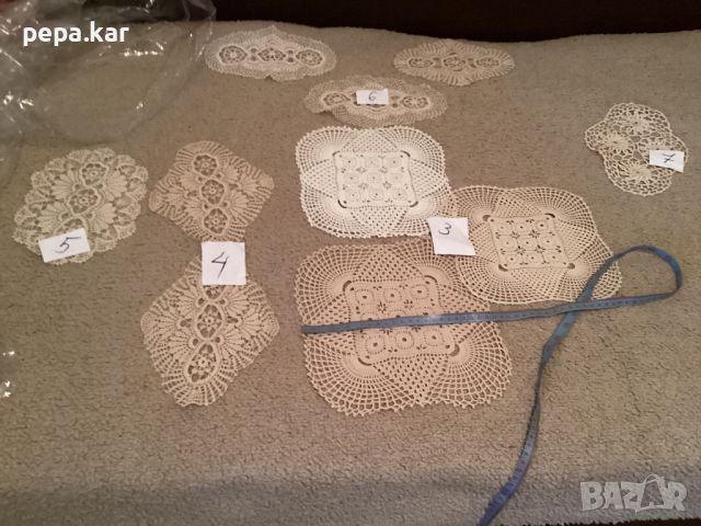 Плетени Покривки на една кука ,финно плетиво дантела 