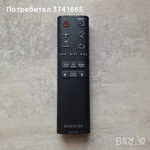 Оригинално дистанционно за саундбар Samsung AH59-02733B , снимка 1 - Аудиосистеми - 49230347