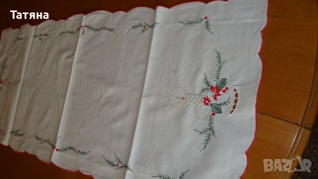 ПОКРИВКИ /апликации и бродерия/, снимка 15 - Покривки за маси - 51709207