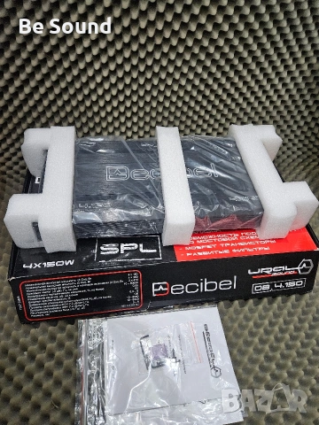 4 канален Усилвател Урал Decibel DB 4.150 клас АБ , снимка 4 - Ресийвъри, усилватели, смесителни пултове - 53669832