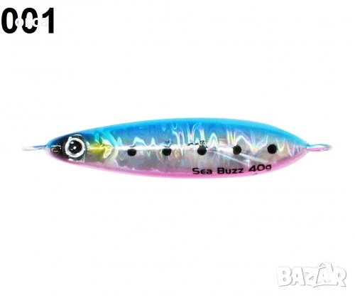 Пилкер SeaBuzz 341 UV джиг примамка за морски и спинингов риболов, снимка 3 - Такъми - 53211890