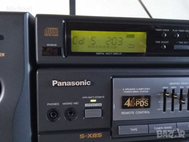 Panasonic RX-DT680 CD-радиокасетофон продавам., снимка 4 - Радиокасетофони, транзистори - 46174057