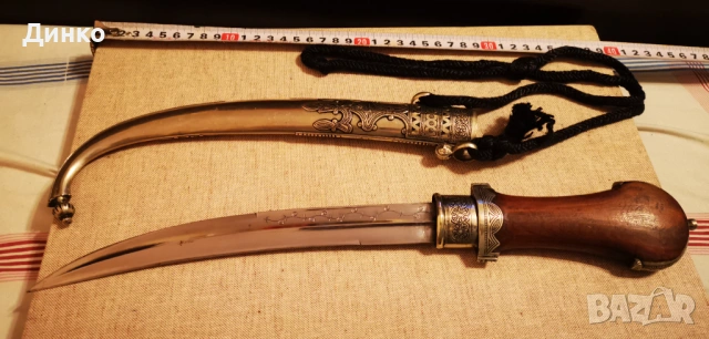 Луксозен марокански нож, кама, кумая. , снимка 9 - Антикварни и старинни предмети - 54209582