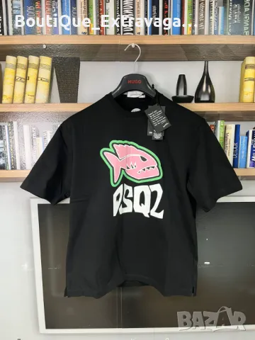 Мъжка тениска Dsquared The Fish 2024 !!!, снимка 1 - Тениски - 47055636