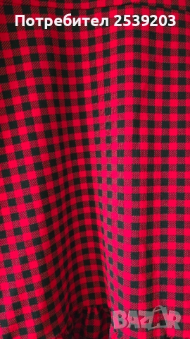 Дамска карирана рокля ХЛ-2ХЛ, снимка 8 - Рокли - 52647680