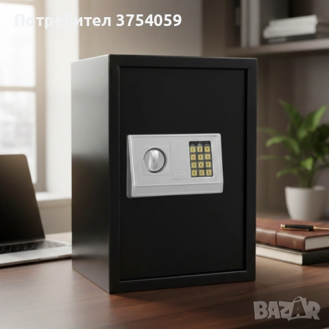 Електронен сейф 43L с аварийни ключове и монтажни болтове – Сигурност и защита за ценни вещи, снимка 4 - Други - 53208461