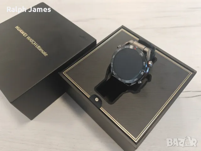 Като нов Huawei Watch Ultimate 48.5mm Black, снимка 3 - Смарт гривни - 46906796