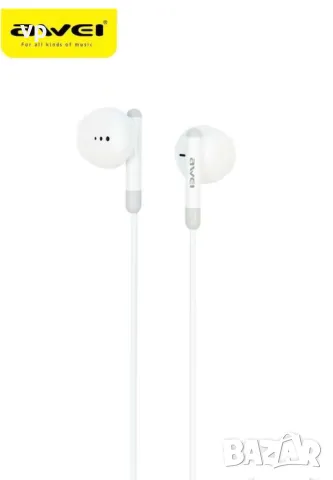 НОВИ Качествени слушалки Earphone Awei Type C с микрофон, със супер Бас! Подходящи за подарък, снимка 11 - Слушалки и портативни колонки - 47208666