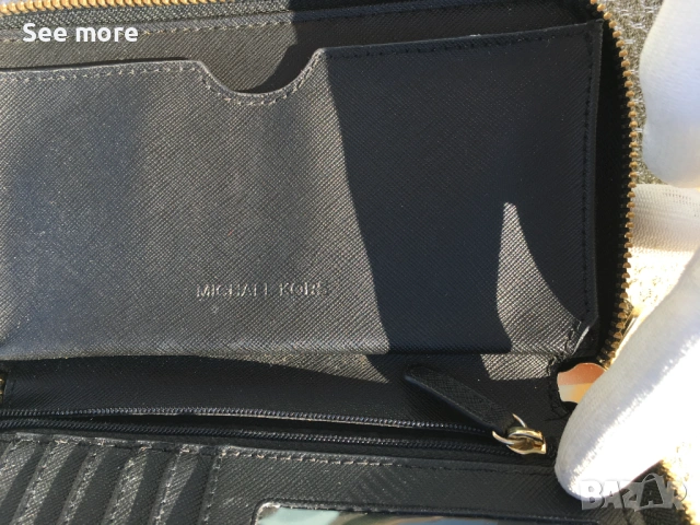 Michael Kors дамски портфейл естествена кожа, снимка 10 - Портфейли, портмонета - 53445234