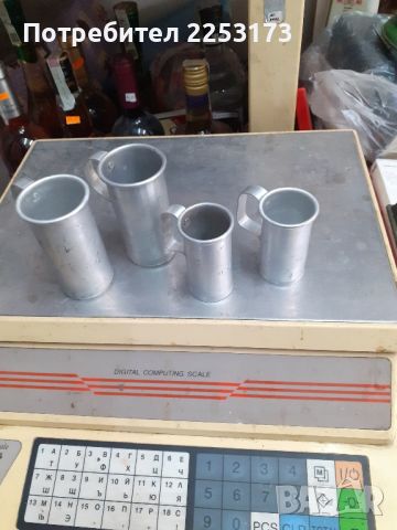 Стари алуминиеви мерилки за течности лот, снимка 1 - Колекции - 46184952