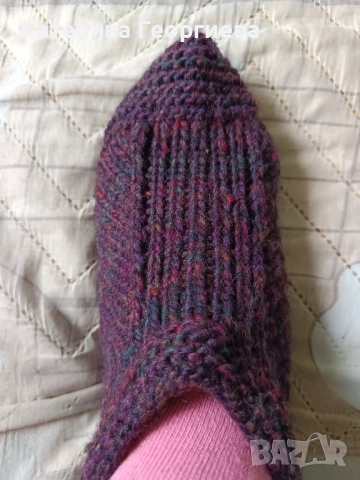 Мъжки и дамски плетени терлици., снимка 8 - Други - 52677409
