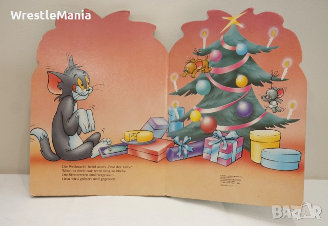 Vintage Колекционерска Книжка с твърди картонени корици на Tom & Jerry от 1990г , снимка 15 - Колекции - 52178519