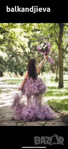 Бутикова рокля размер M-L.С корсет ,който може да се регулира.Закупена е за 1500лв.Слагана само 1път, снимка 2 - Рокли - 53190820