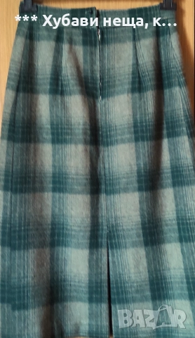  💥 ИзГоДнО💥Чудесна вълнена пола бохо стил и права пола каре💥 ИзГоДнО 💥, снимка 7 - Поли - 35553559
