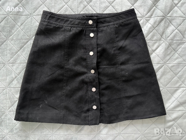 Велурена къса пола H&M