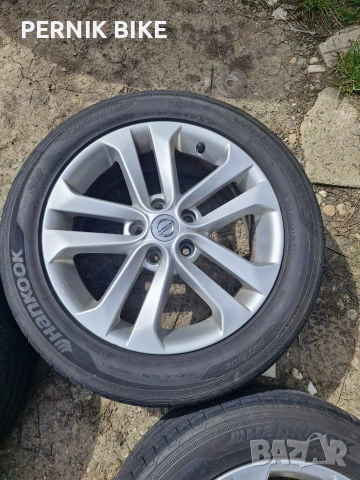 Джанти с гуми за Nissan 17 5x114.3, снимка 5 - Гуми и джанти - 53944843