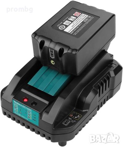 Зарядното устройство за батерии Makita DC18RC, 7,2V-18V, 3А, снимка 5 - Друга електроника - 31048665