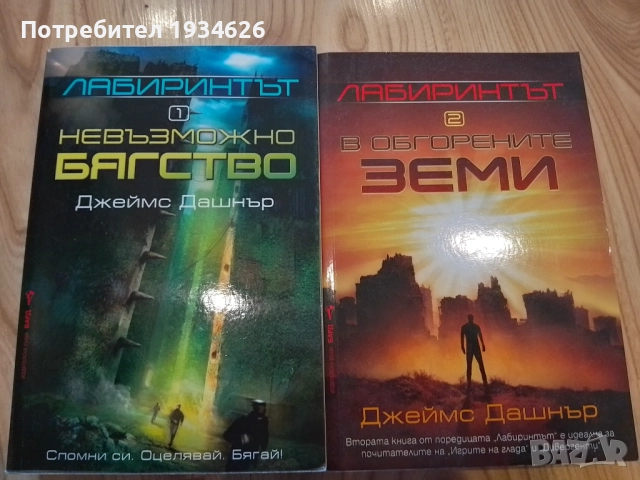 "Лабиринтът" от Джеймс Дашнър