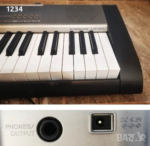 синтезатор клавир CASIO LK-125 пиано с плътни светещи клавиши 5 октави, снимка 8 - Синтезатори - 51981369