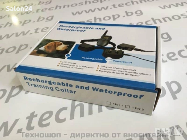 Електронен нашийник за обучение на куче - водоустойчив и с акумулаторни батерии, снимка 8 - За кучета - 52287920