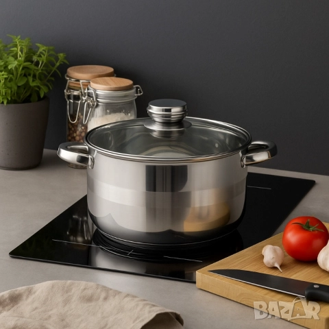 Тенджера Voltz Индукция, Неръждаема стомана