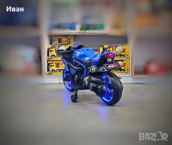 ТОП ЦЕНА!НОВО!Акумулаторен мотор Ninja Duo BLUE с 12V батерия,USB,LED , снимка 5 - Коли, камиони, мотори, писти - 45489816