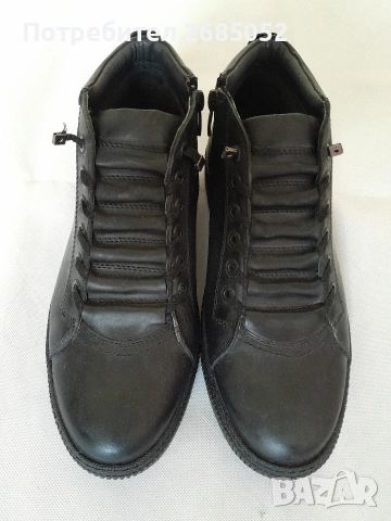 Мъжки боти Bravelli от естествена кожа размер 40