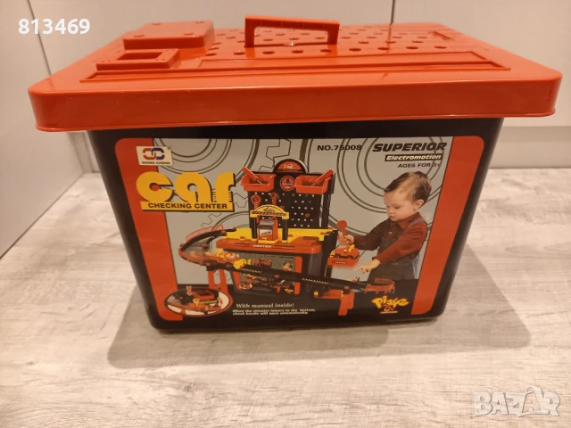 Конструктор "Сервиз за автомобили" в куфар, снимка 2 - Конструктори - 50743542