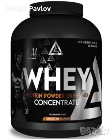 Lazar Angelov Nutrition LA Whey Protein Powder Drink Mix | Concentrate [2270 грама, 75 Дози], снимка 1 - Хранителни добавки - 47011372