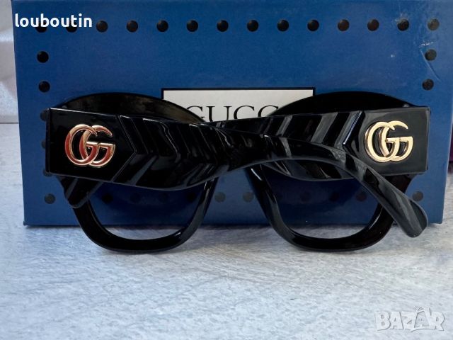 GUCCI GG0808 с лого 1:1 дамски слънчеви очила котка, снимка 9 - Слънчеви и диоптрични очила - 45197800
