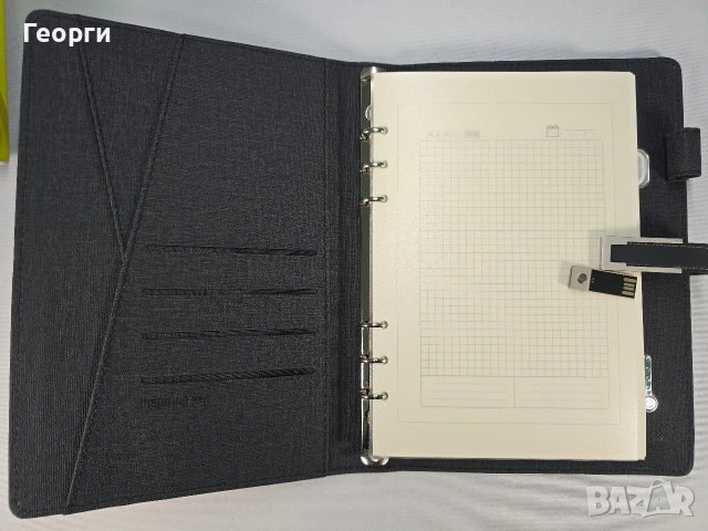 Дигитален органайзер LEICKE с вграден Powerbank и флашка, снимка 2 - Други - 54179921